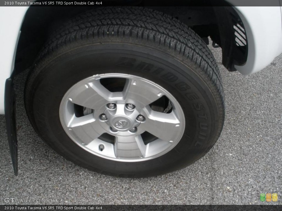 2010 Toyota Tacoma V6 SR5 TRD Sport Double Cab 4x4 Wheel and Tire Photo #46436568