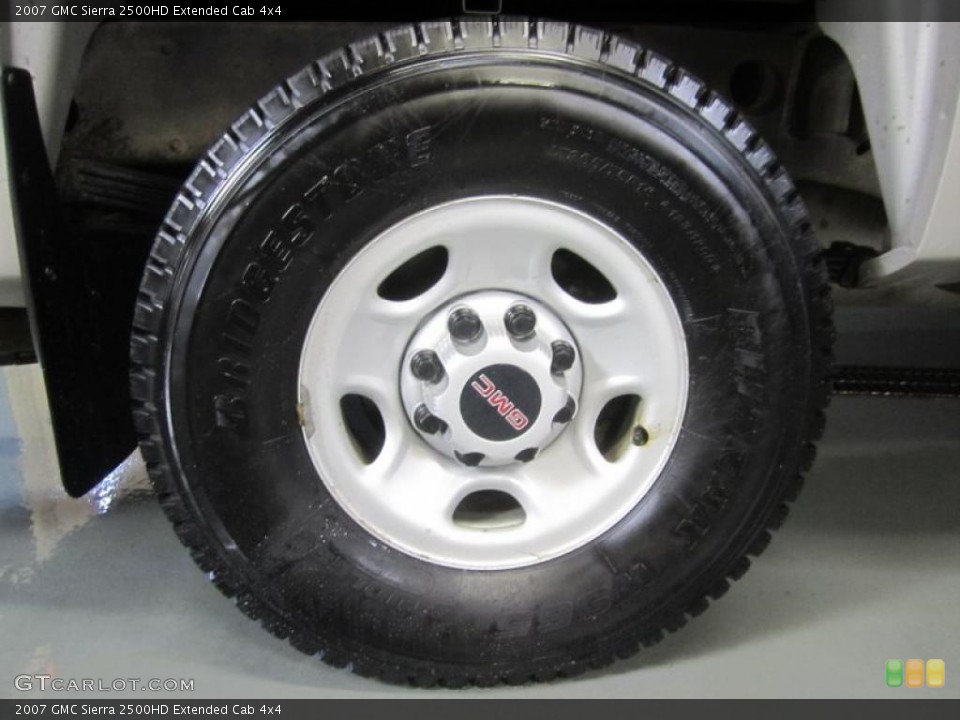 2007 GMC Sierra 2500HD Extended Cab 4x4 Wheel and Tire Photo #46440603