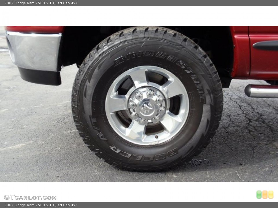 2007 Dodge Ram 2500 SLT Quad Cab 4x4 Wheel and Tire Photo #46441545