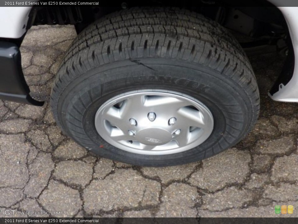 2011 Ford E Series Van E250 Extended Commercial Wheel and Tire Photo #46443498