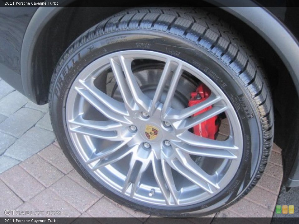 2011 Porsche Cayenne Turbo Wheel and Tire Photo #46444695