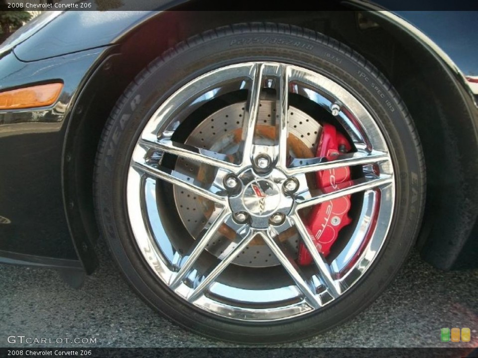 2008 Chevrolet Corvette Z06 Wheel and Tire Photo #46447089