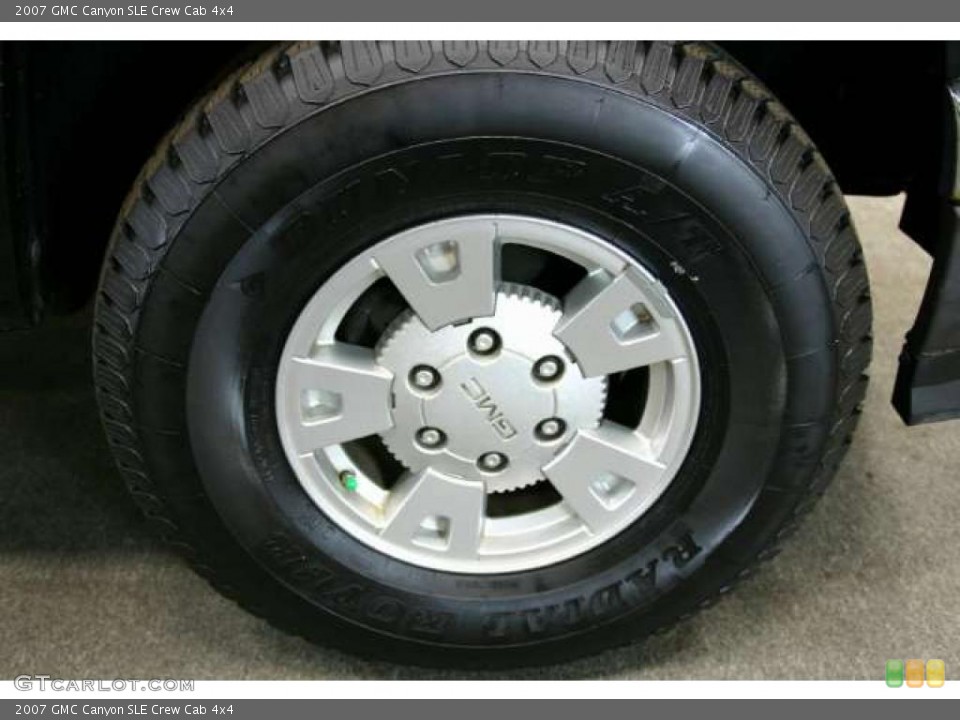 2007 GMC Canyon SLE Crew Cab 4x4 Wheel and Tire Photo #46450044