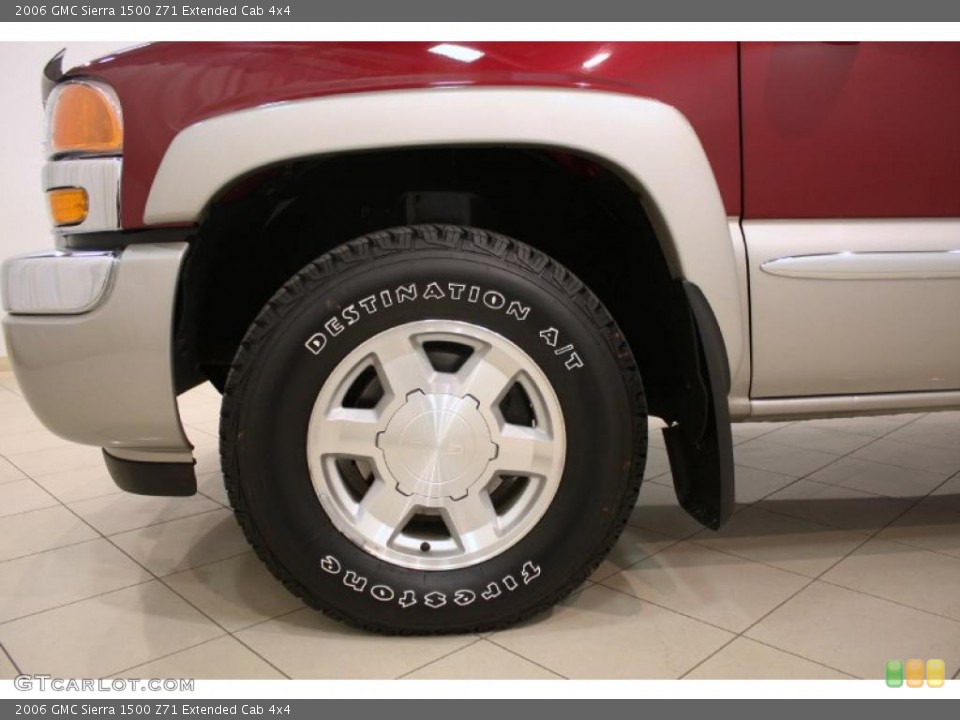 2006 GMC Sierra 1500 Z71 Extended Cab 4x4 Wheel and Tire Photo #46452255