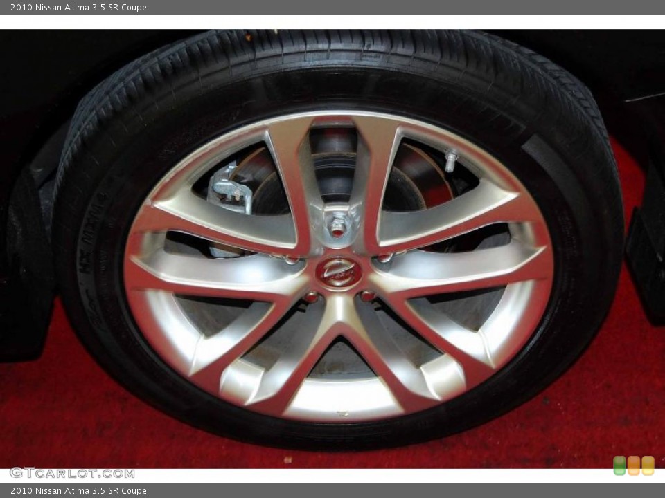 2010 Nissan Altima 3.5 SR Coupe Wheel and Tire Photo #46460601