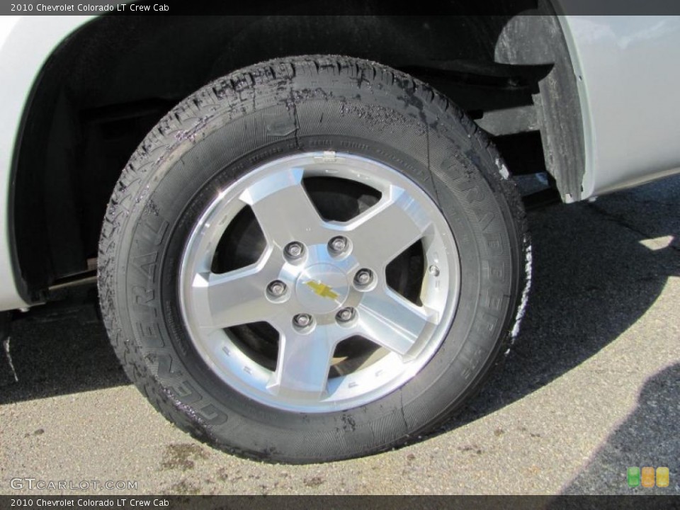 2010 Chevrolet Colorado LT Crew Cab Wheel and Tire Photo #46468203