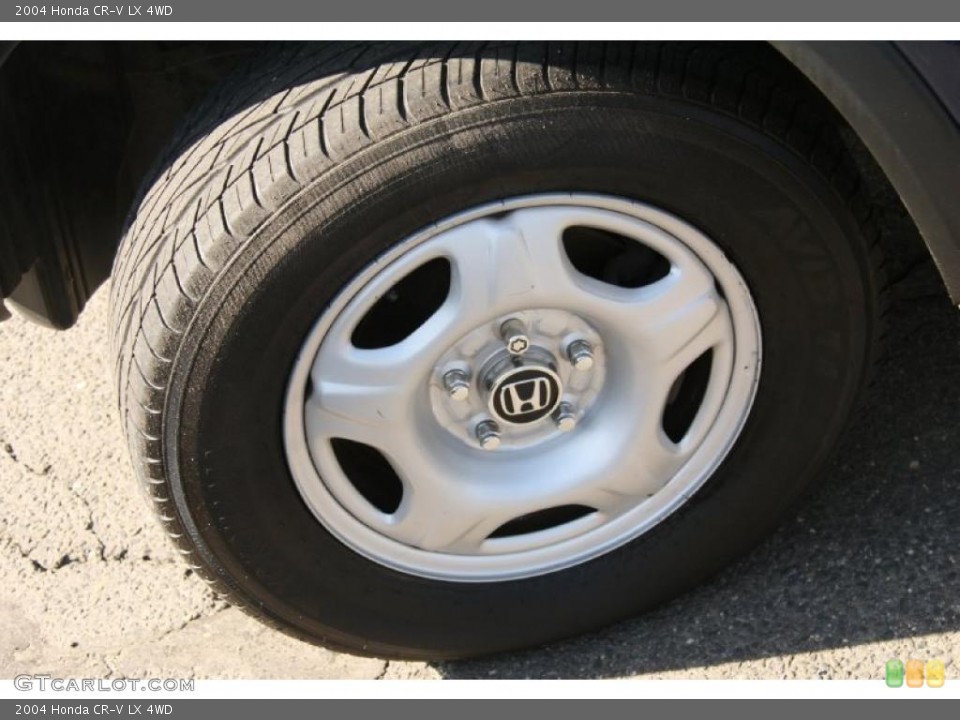 2004 Honda CR-V LX 4WD Wheel and Tire Photo #46468290