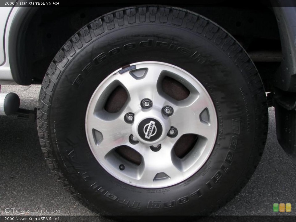 2000 Nissan Xterra SE V6 4x4 Wheel and Tire Photo #46468344