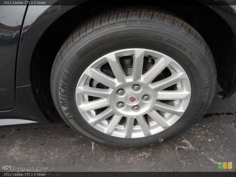2011 Cadillac CTS 3.0 Sedan Wheel and Tire Photo #46469526