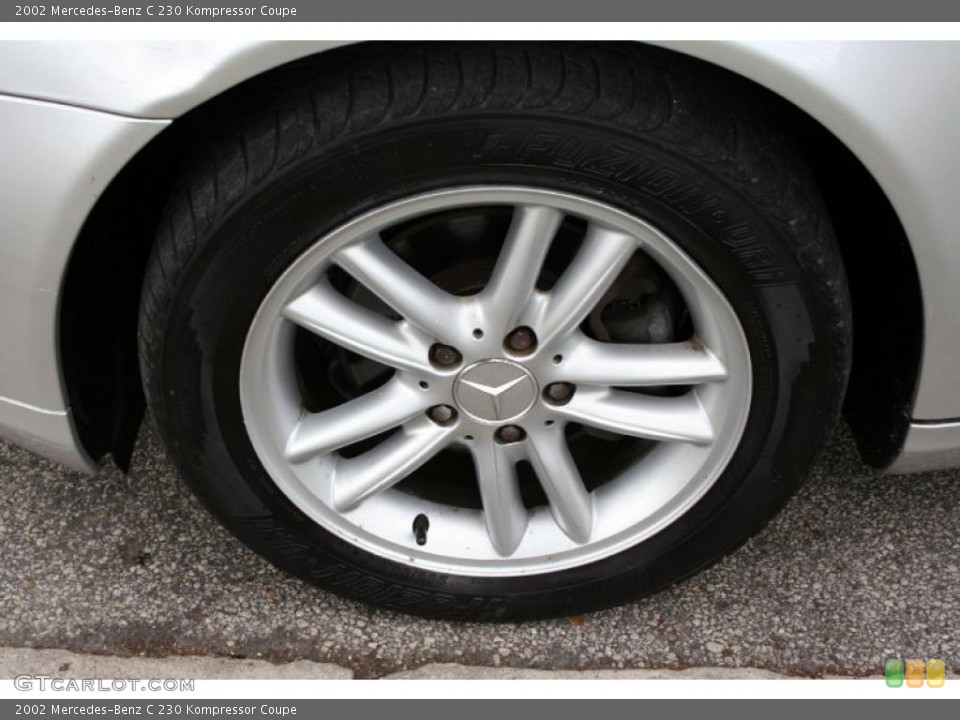 2002 Mercedes-Benz C 230 Kompressor Coupe Wheel and Tire Photo #46469694