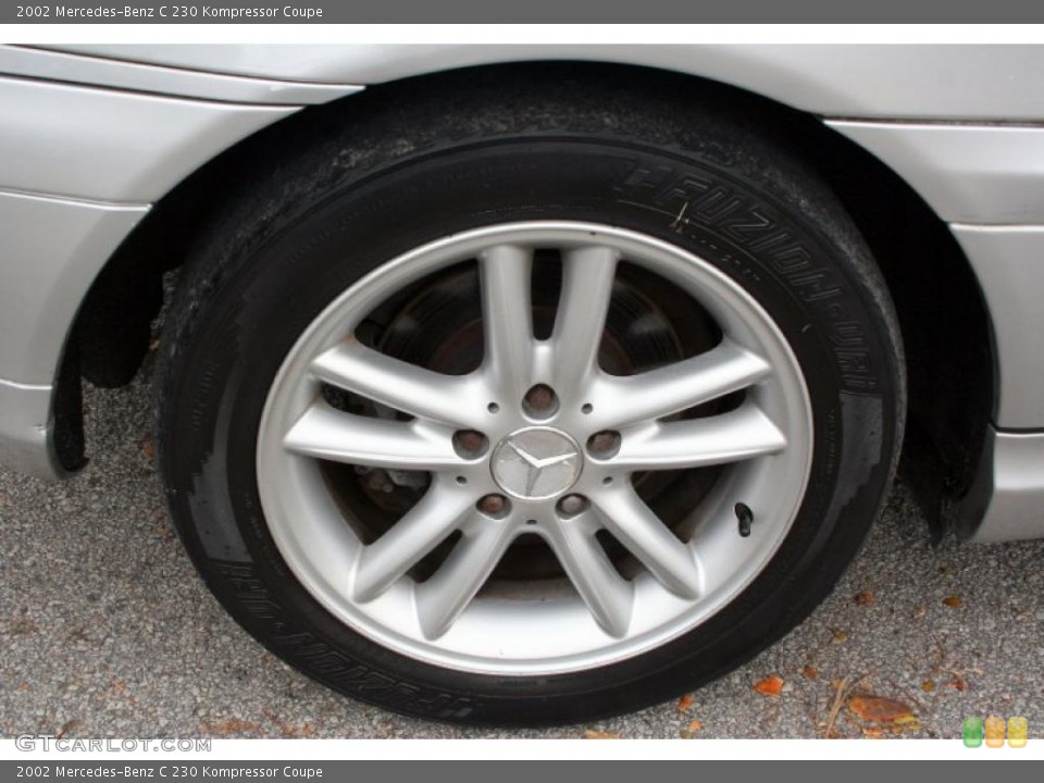 2002 Mercedes-Benz C 230 Kompressor Coupe Wheel and Tire Photo #46469724