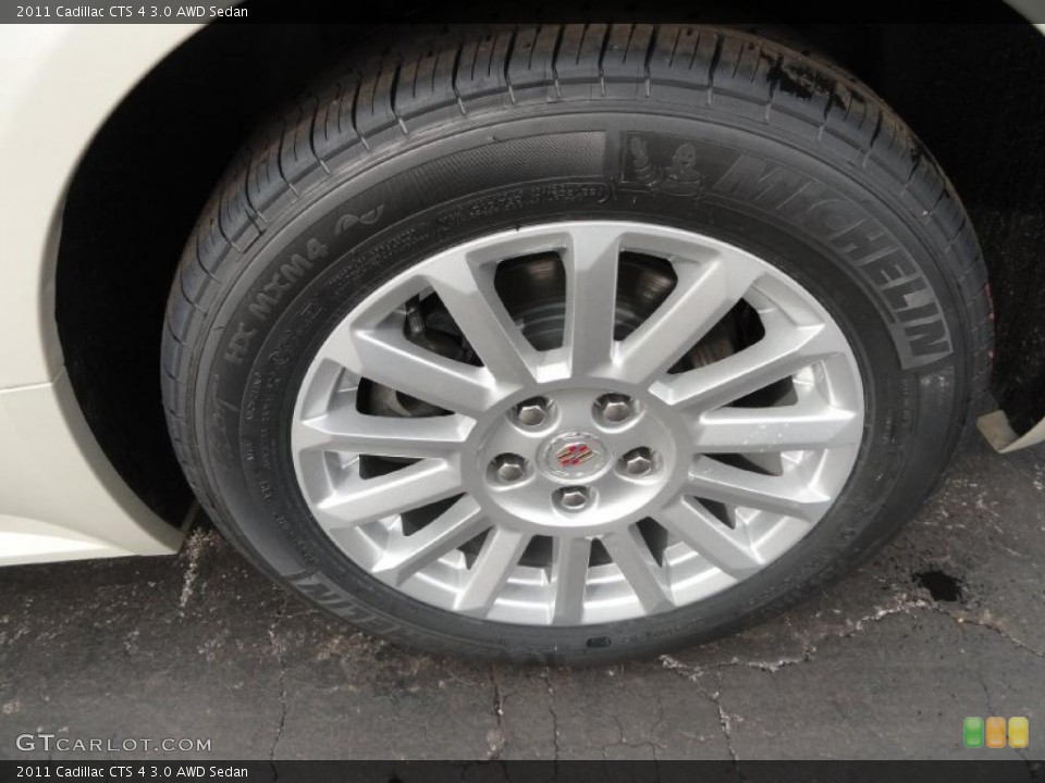 2011 Cadillac CTS 4 3.0 AWD Sedan Wheel and Tire Photo #46470507