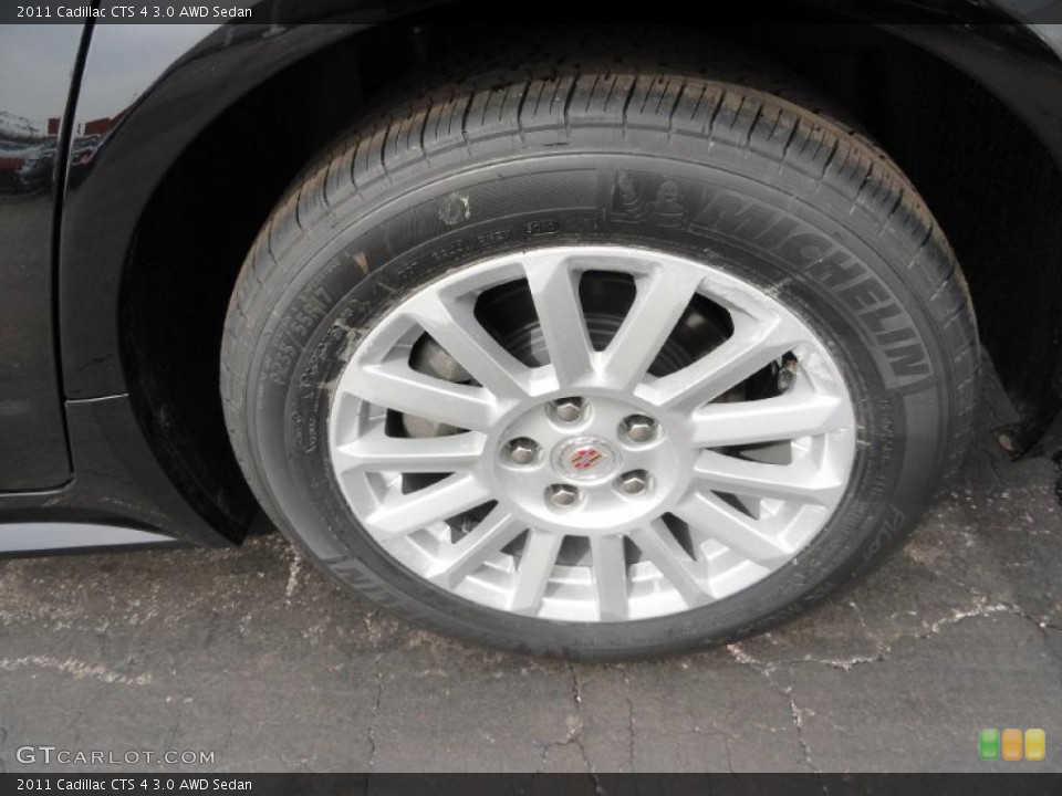 2011 Cadillac CTS 4 3.0 AWD Sedan Wheel and Tire Photo #46471164