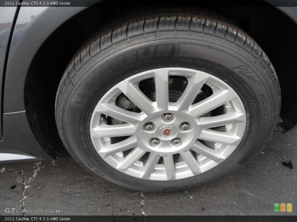 2011 Cadillac CTS 4 3.0 AWD Sedan Wheel and Tire Photo #46471824