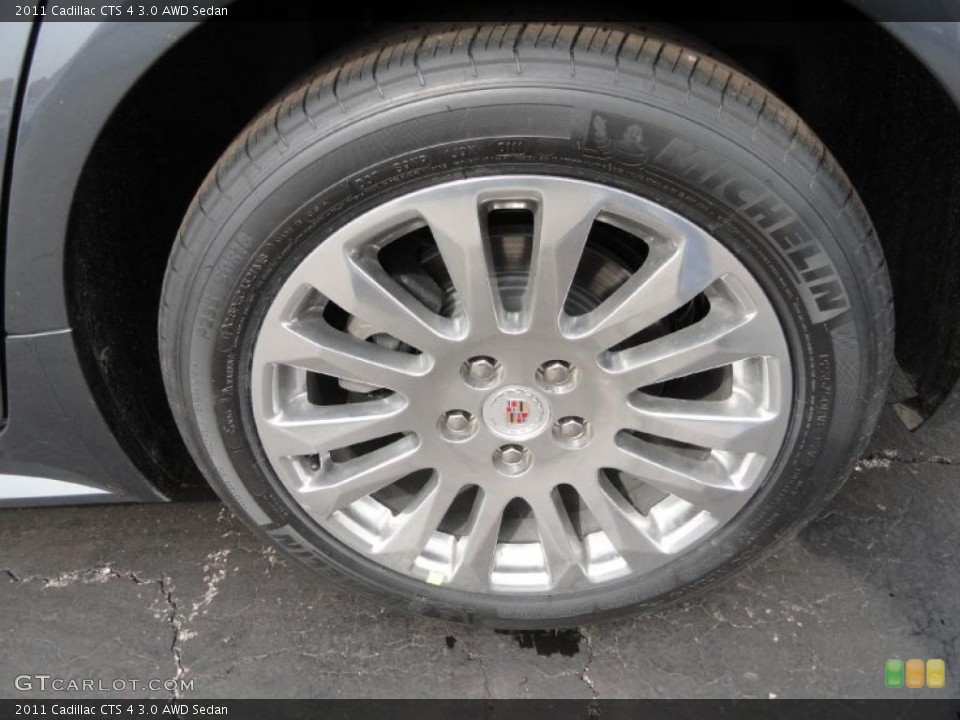 2011 Cadillac CTS 4 3.0 AWD Sedan Wheel and Tire Photo #46472133