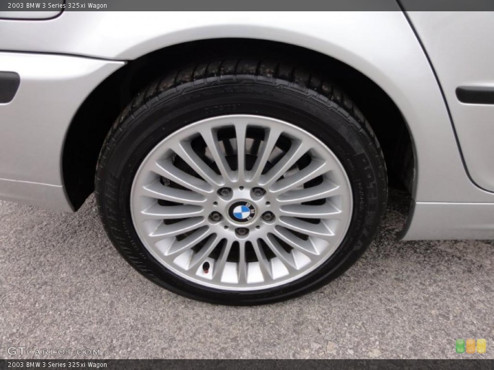 2003 BMW 3 Series 325xi Wagon Wheel and Tire Photo #46473750