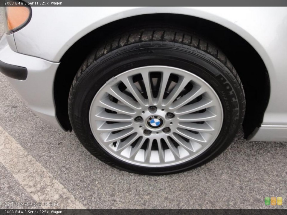 2003 BMW 3 Series 325xi Wagon Wheel and Tire Photo #46473864