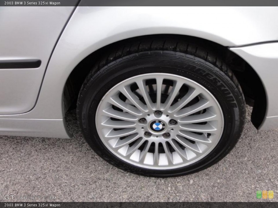 2003 BMW 3 Series 325xi Wagon Wheel and Tire Photo #46473879