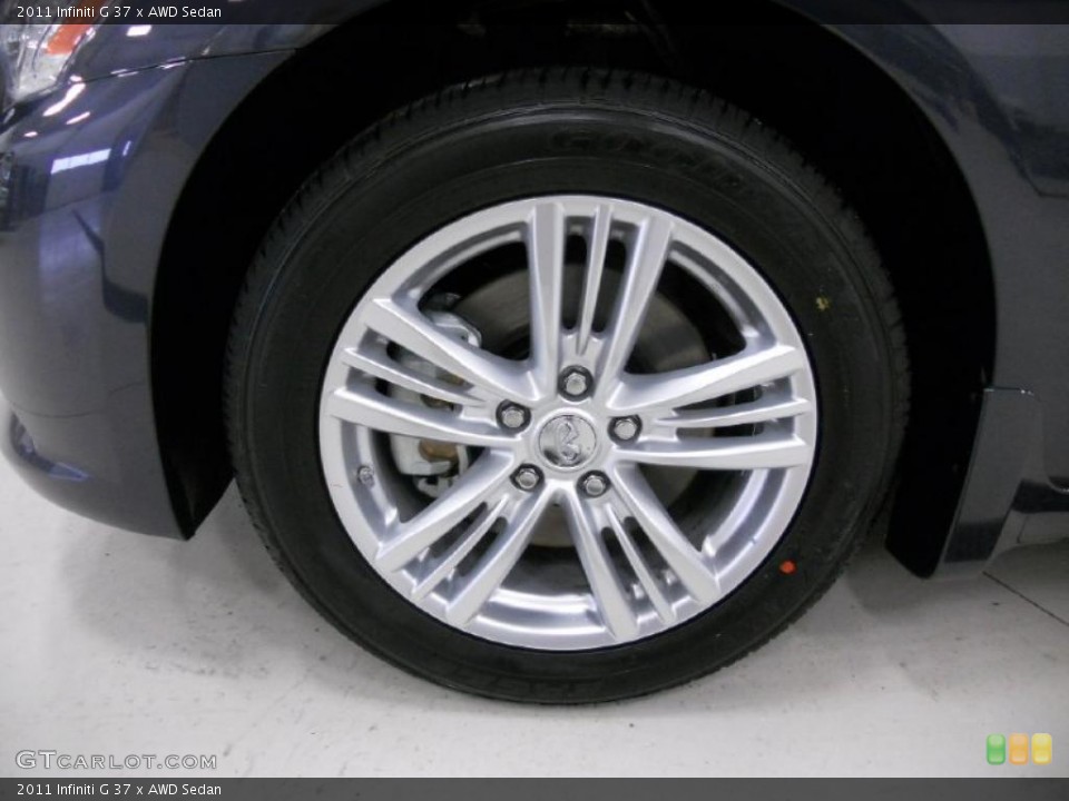 2011 Infiniti G 37 x AWD Sedan Wheel and Tire Photo #46473912