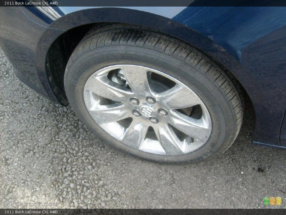 2011 Buick LaCrosse CXL AWD Wheel and Tire Photo #46474977