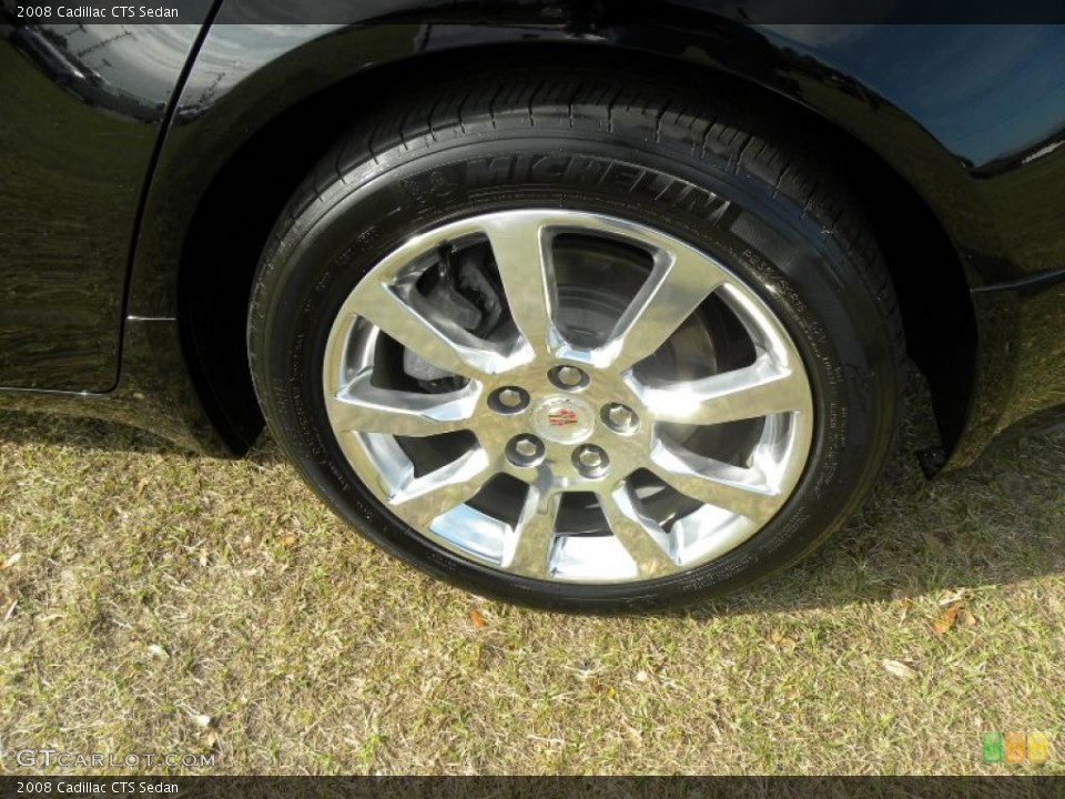 2008 Cadillac CTS Sedan Wheel and Tire Photo #46477707