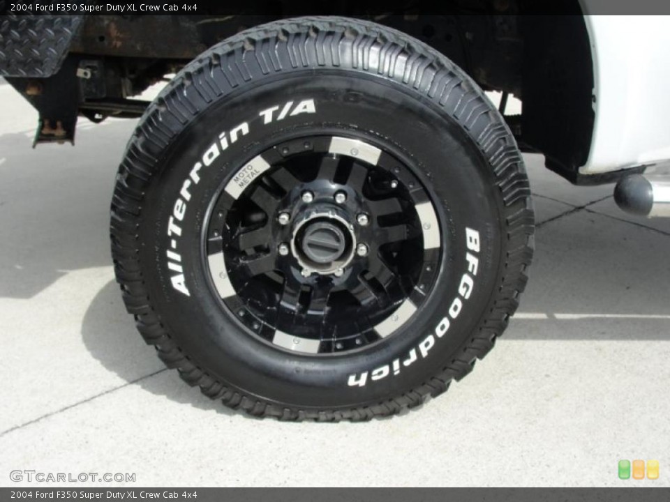 2004 Ford F350 Super Duty Custom Wheel and Tire Photo #46481865
