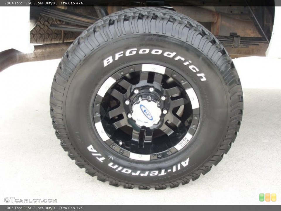 2004 Ford F350 Super Duty Custom Wheel and Tire Photo #46481898
