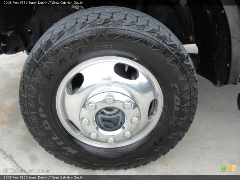 2008 Ford F350 Super Duty XLT Crew Cab 4x4 Dually Wheel and Tire Photo #46484781