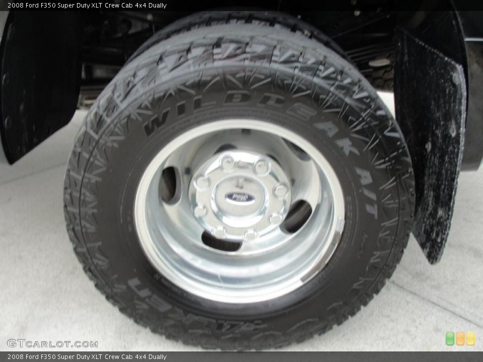 2008 Ford F350 Super Duty XLT Crew Cab 4x4 Dually Wheel and Tire Photo #46484793