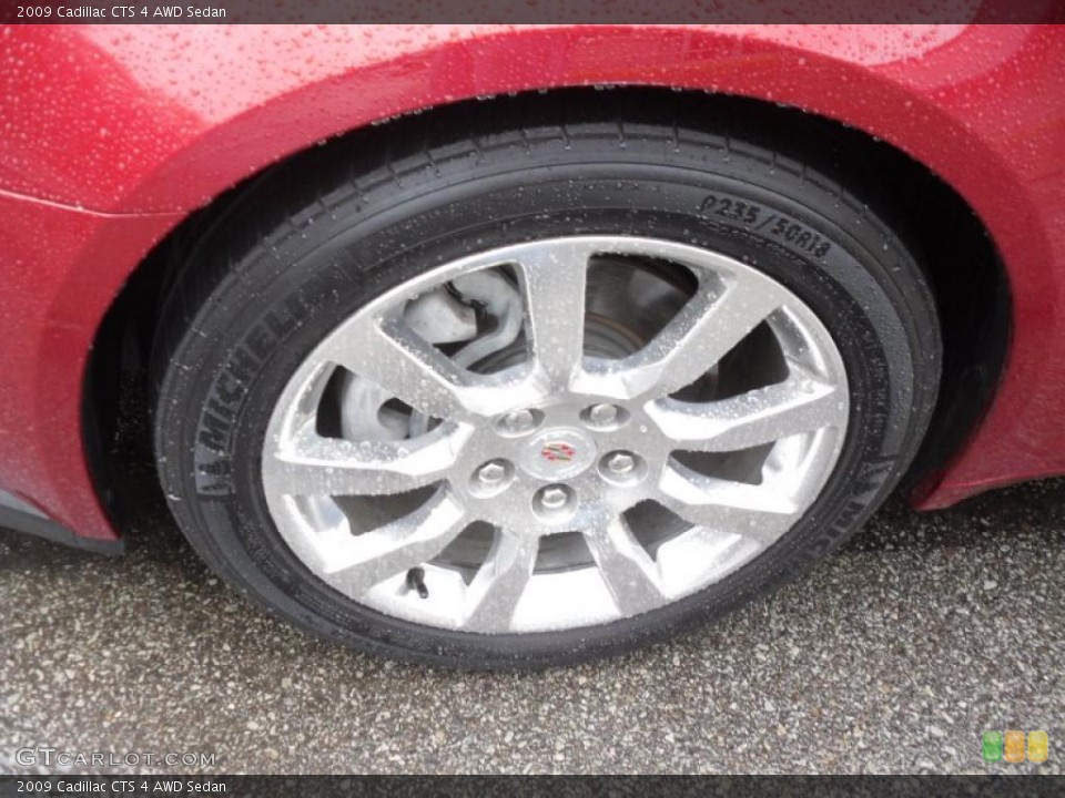 2009 Cadillac CTS 4 AWD Sedan Wheel and Tire Photo #46486926