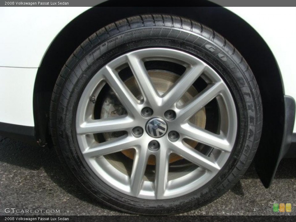 2008 Volkswagen Passat Lux Sedan Wheel and Tire Photo #46488417