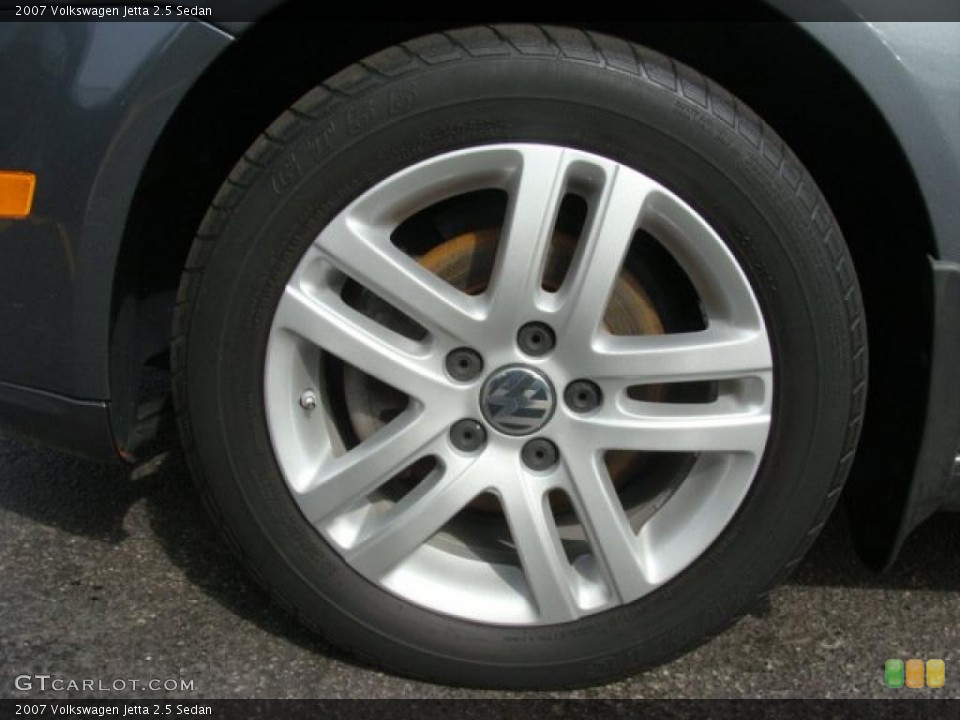 2007 Volkswagen Jetta 2.5 Sedan Wheel and Tire Photo #46488843