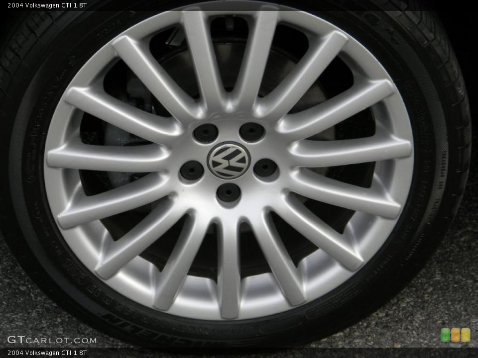 2004 Volkswagen GTI 1.8T Wheel and Tire Photo #46490514