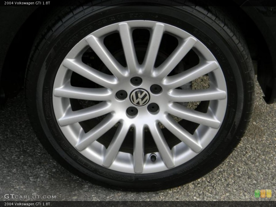 2004 Volkswagen GTI 1.8T Wheel and Tire Photo #46490544