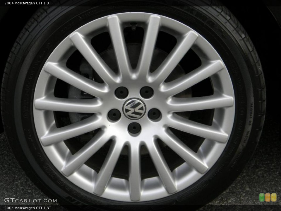 2004 Volkswagen GTI 1.8T Wheel and Tire Photo #46490559