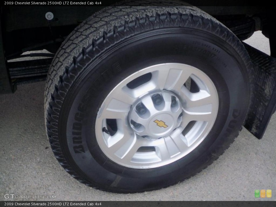 2009 Chevrolet Silverado 2500HD LTZ Extended Cab 4x4 Wheel and Tire Photo #46497318
