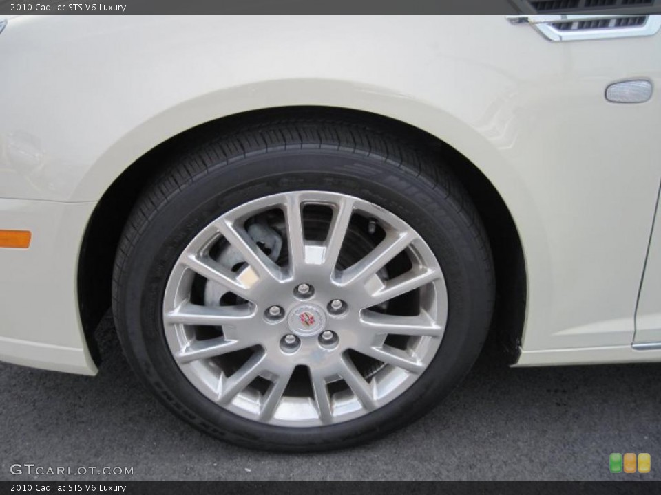 2010 Cadillac STS V6 Luxury Wheel and Tire Photo #46500845