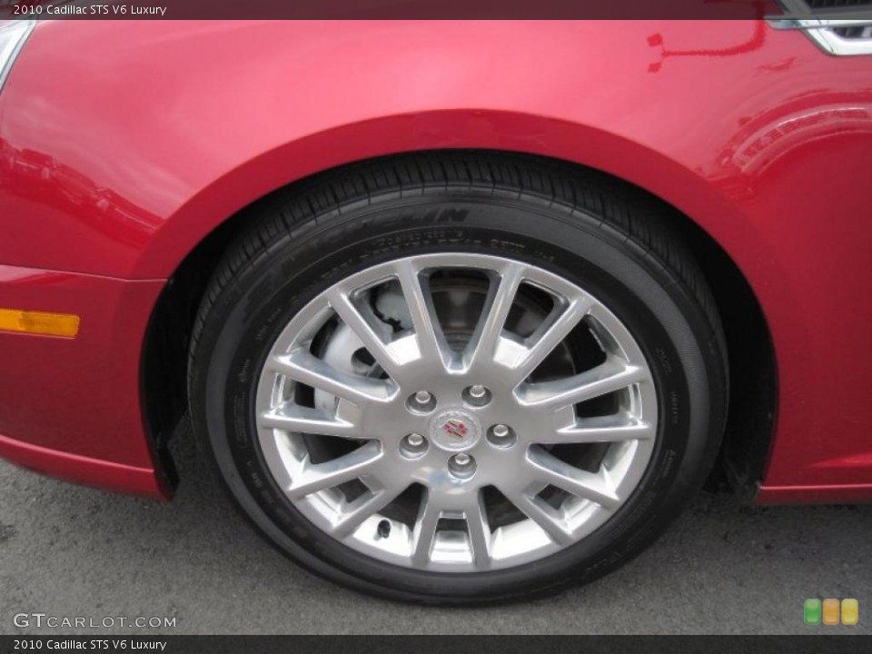 2010 Cadillac STS V6 Luxury Wheel and Tire Photo #46504043