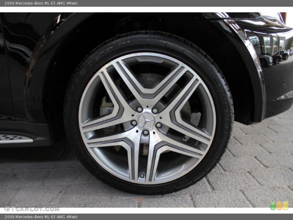 2009 Mercedes-Benz ML 63 AMG 4Matic Wheel and Tire Photo #46504337