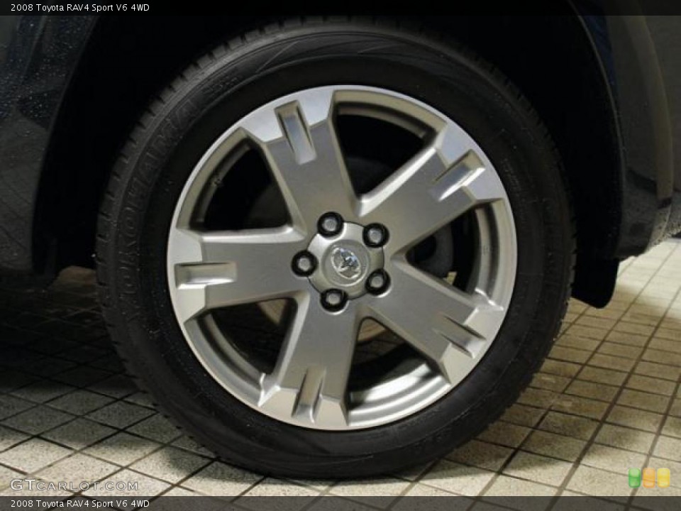 2008 Toyota RAV4 Sport V6 4WD Wheel and Tire Photo #46507268