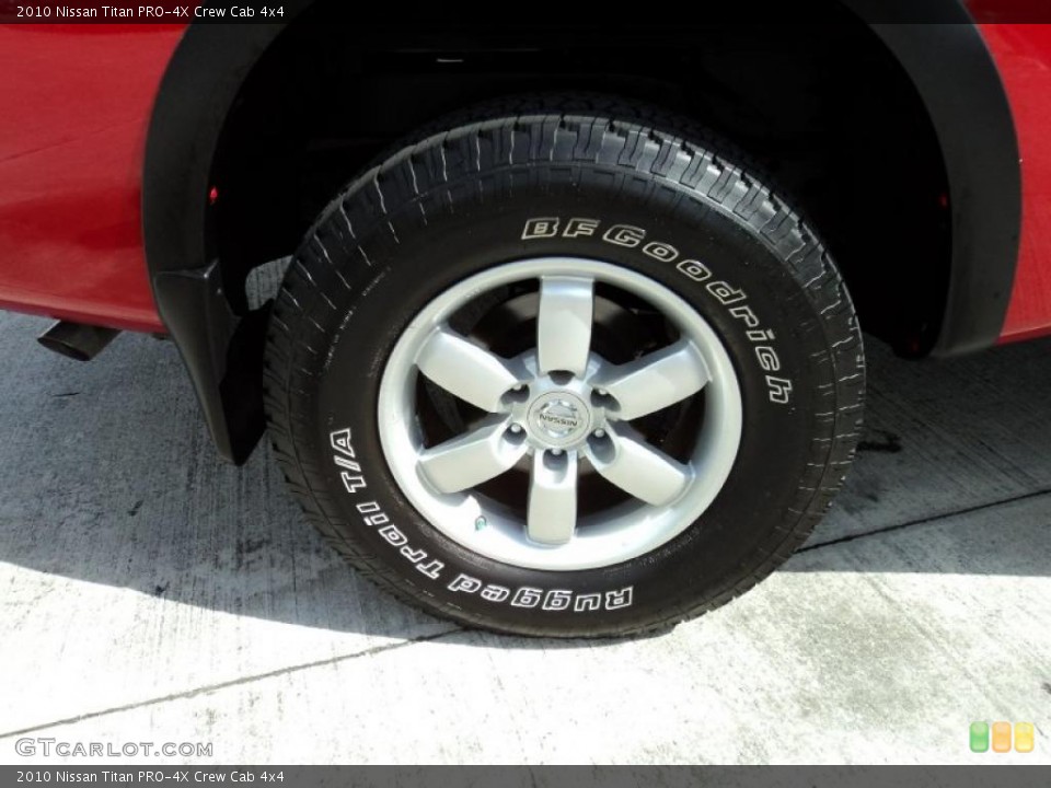 2010 Nissan Titan PRO-4X Crew Cab 4x4 Wheel and Tire Photo #46508909