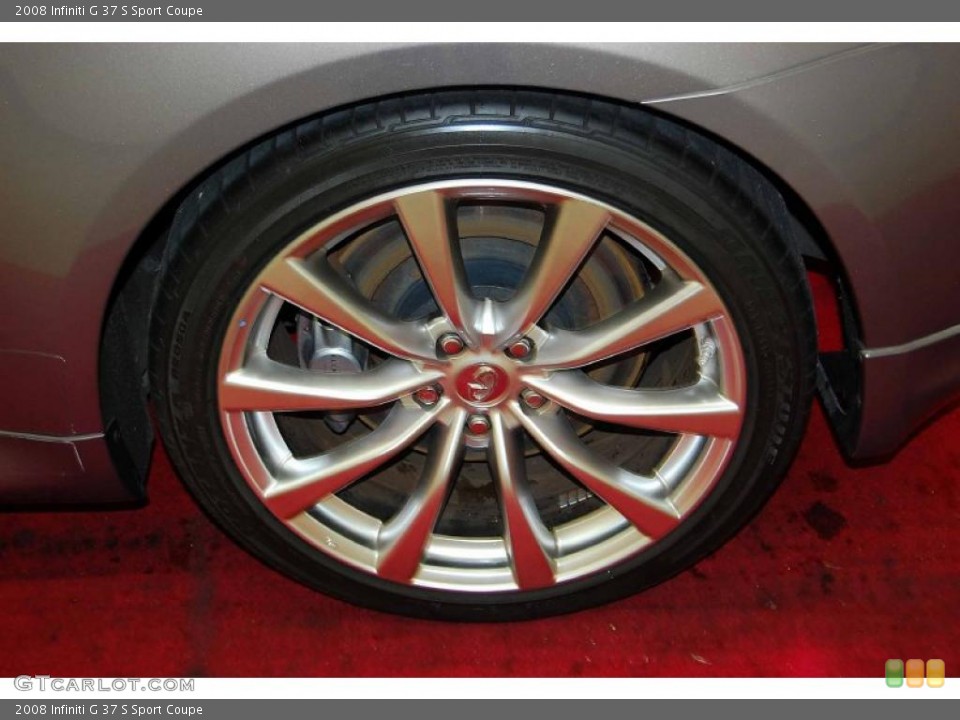 2008 Infiniti G 37 S Sport Coupe Wheel and Tire Photo #46509806