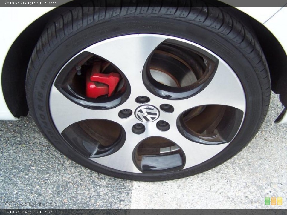 2010 Volkswagen GTI 2 Door Wheel and Tire Photo #46509950
