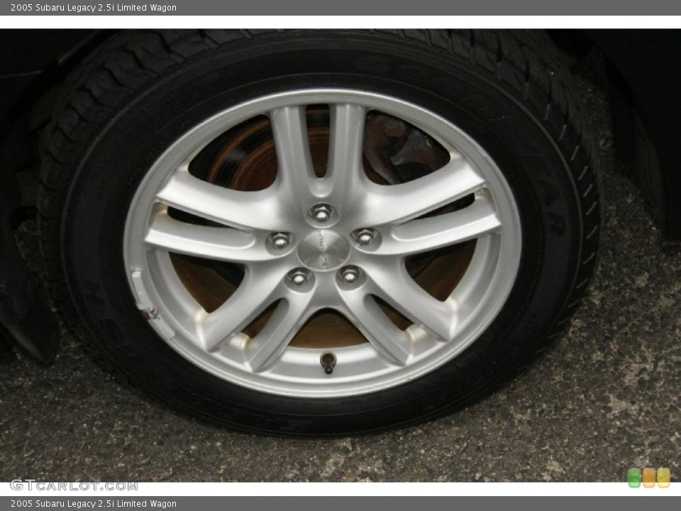 2005 Subaru Legacy 2.5i Limited Wagon Wheel and Tire Photo #46511111