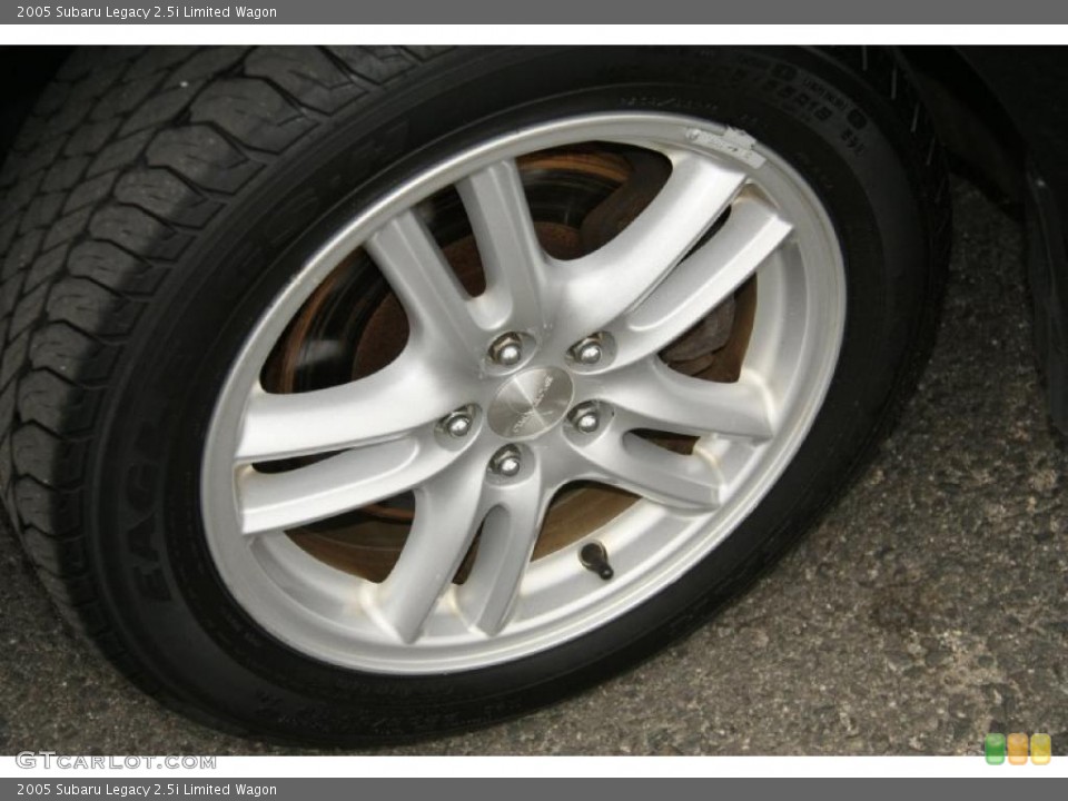 2005 Subaru Legacy 2.5i Limited Wagon Wheel and Tire Photo #46511129