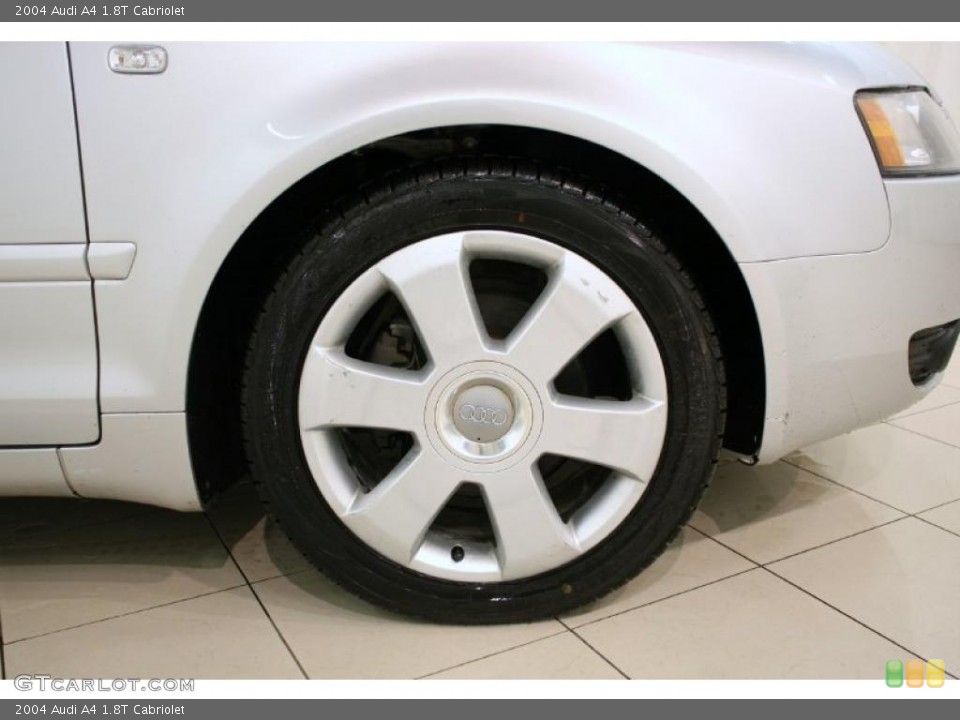 2004 Audi A4 1.8T Cabriolet Wheel and Tire Photo #46511630
