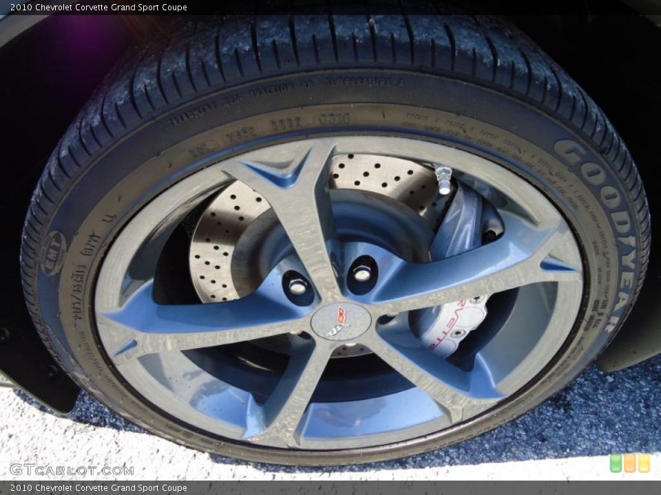 2010 Chevrolet Corvette Grand Sport Coupe Wheel and Tire Photo #46512618