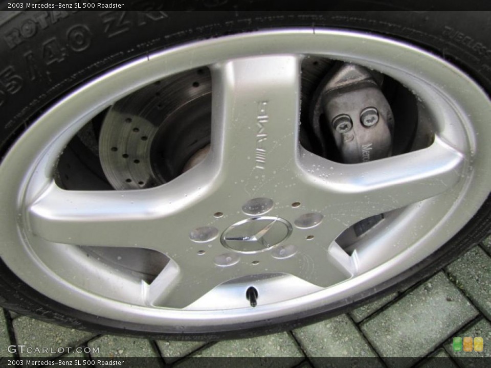 2003 Mercedes-Benz SL 500 Roadster Wheel and Tire Photo #46518099