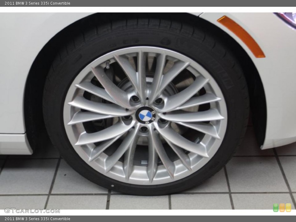2011 BMW 3 Series 335i Convertible Wheel and Tire Photo #46518507