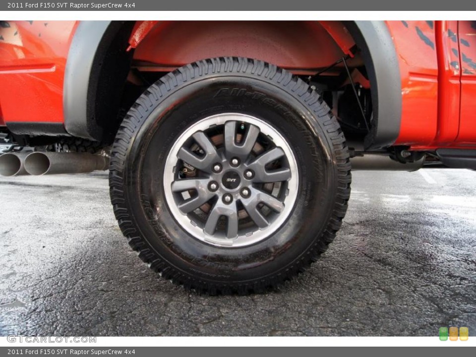 2011 Ford F150 SVT Raptor SuperCrew 4x4 Wheel and Tire Photo #46522239